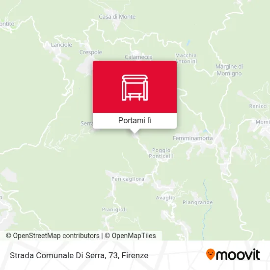 Mappa Strada Comunale Di Serra, 73