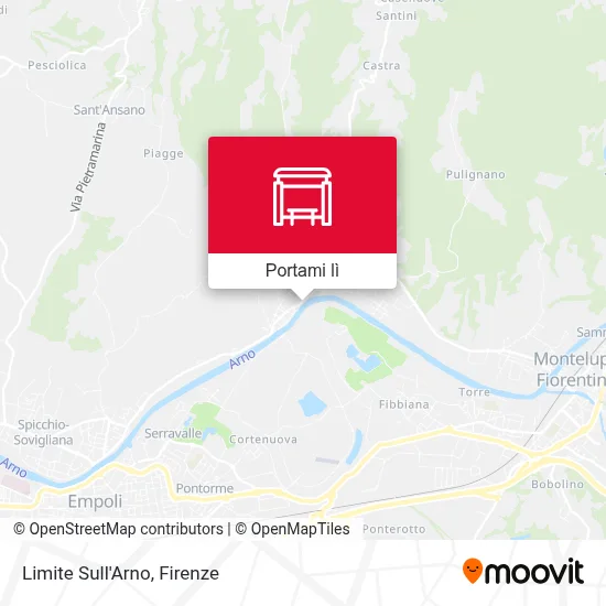 Mappa Limite Sull'Arno