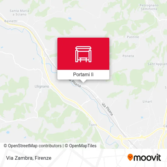 Mappa Via Zambra