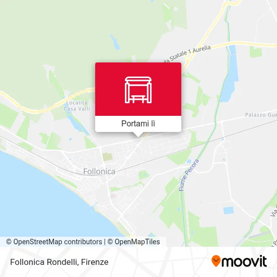 Mappa Follonica Rondelli