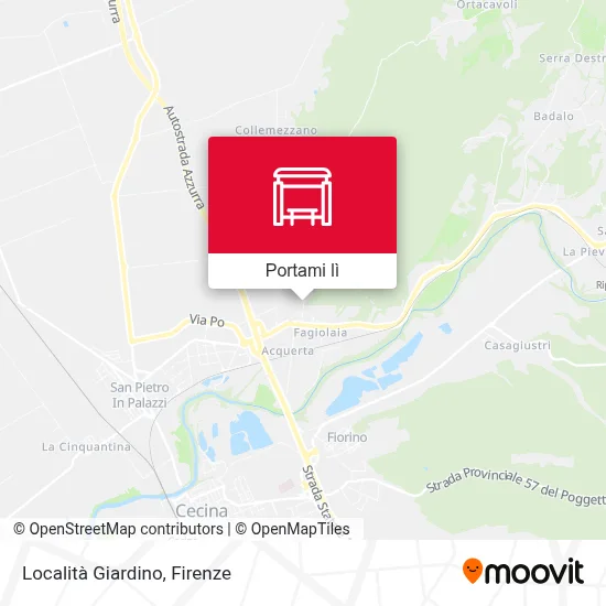 Mappa Località Giardino