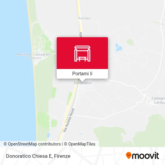 Mappa Donoratico Chiesa E