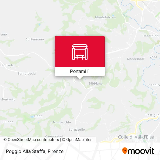 Mappa Poggio Alla Staffa