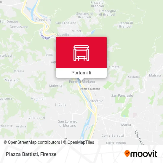 Mappa Piazza Battisti