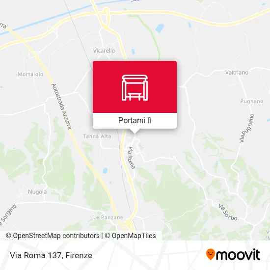 Mappa Via Roma 137