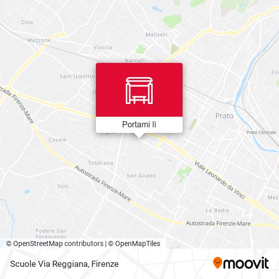 Mappa Scuole Via Reggiana