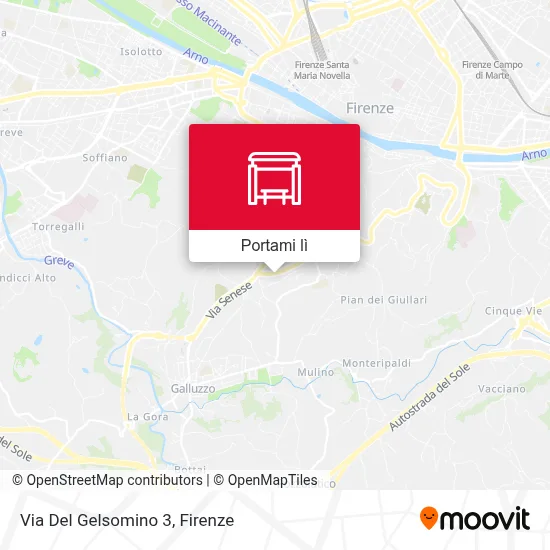 Mappa Via Del Gelsomino 3