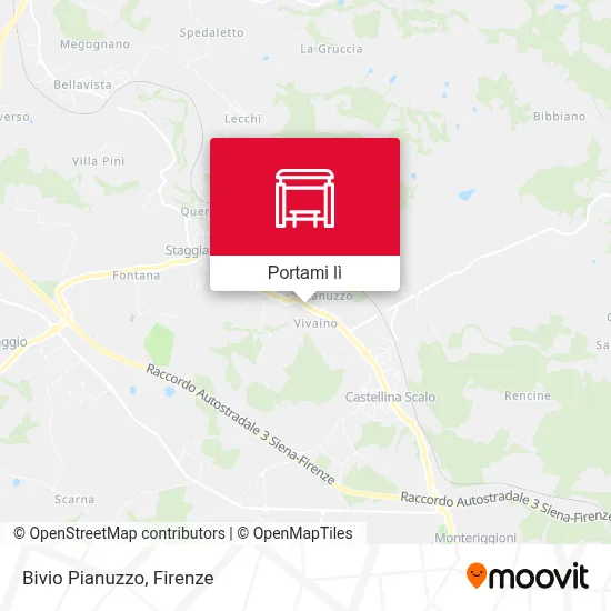 Mappa Bivio Pianuzzo