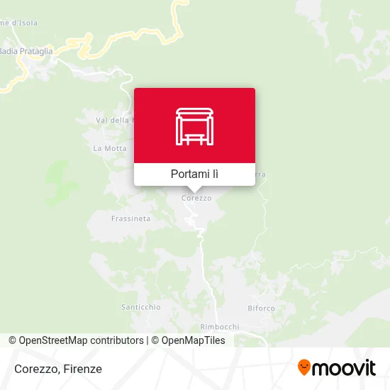 Mappa Corezzo