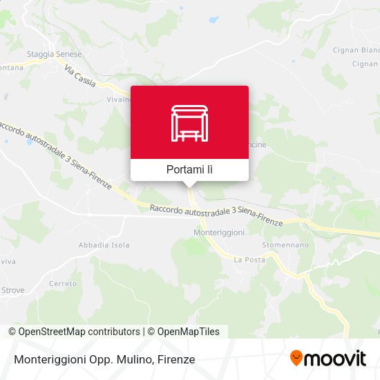 Mappa Monteriggioni Opp. Mulino