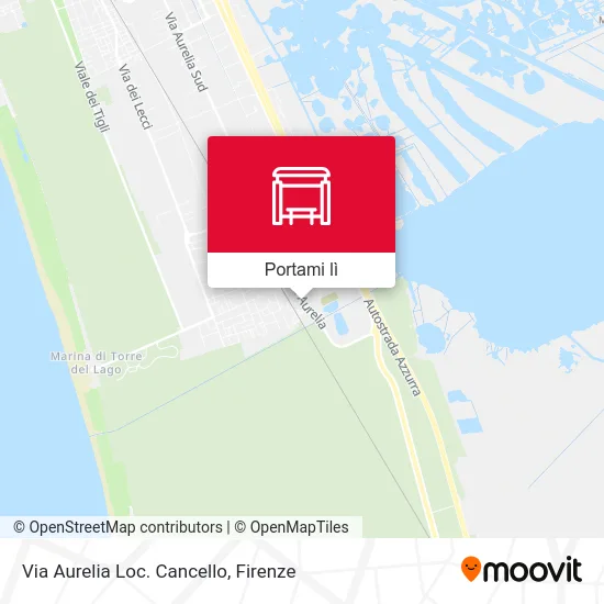 Mappa Via Aurelia Loc. Cancello