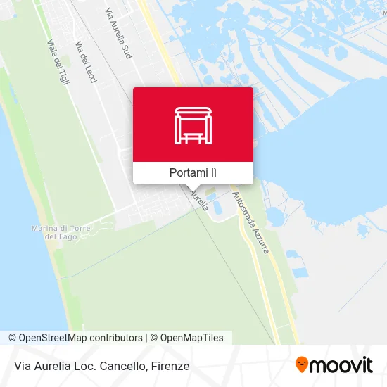 Mappa Via Aurelia Loc. Cancello