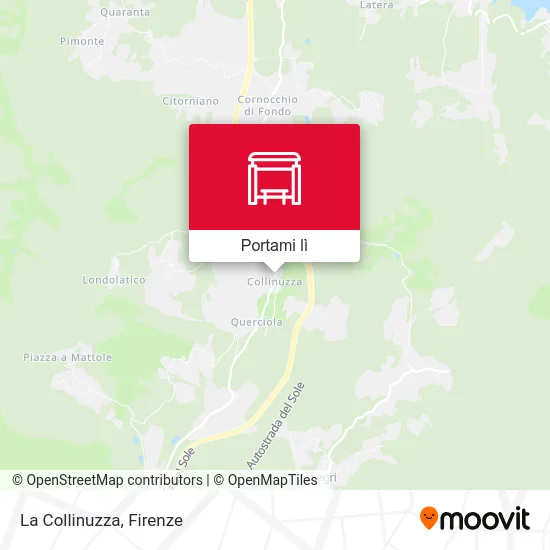 Mappa La Collinuzza