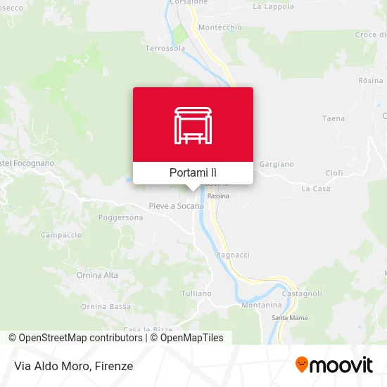 Mappa Via Aldo Moro