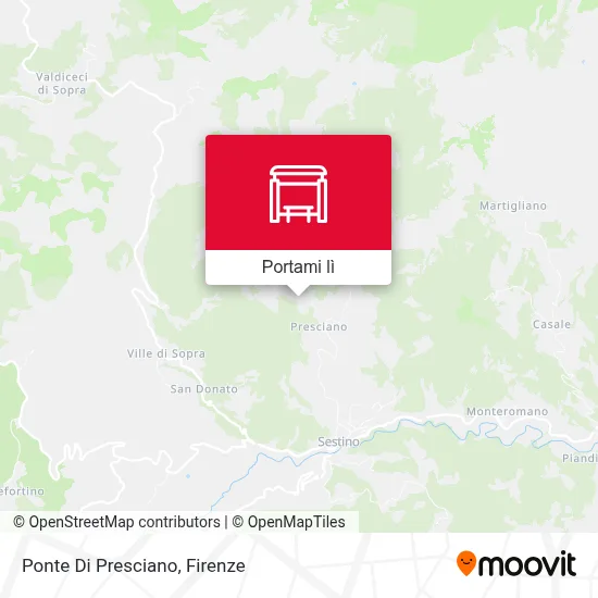 Mappa Ponte Di Presciano