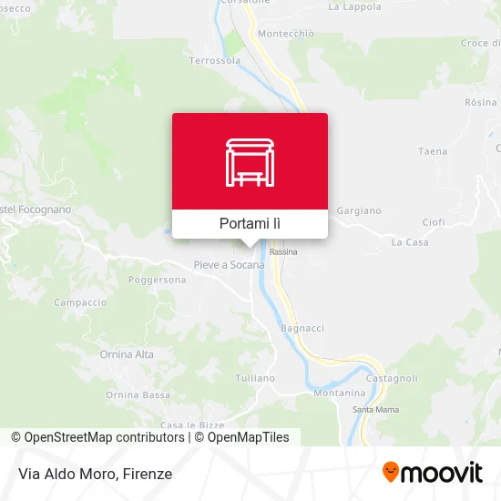 Mappa Via Aldo Moro