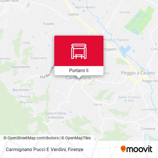 Mappa Carmignano Pucci E Verdini