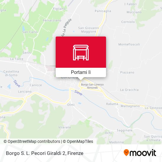 Mappa Borgo S. L. Pecori Giraldi 2