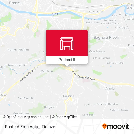 Mappa Ponte A Ema Agip_