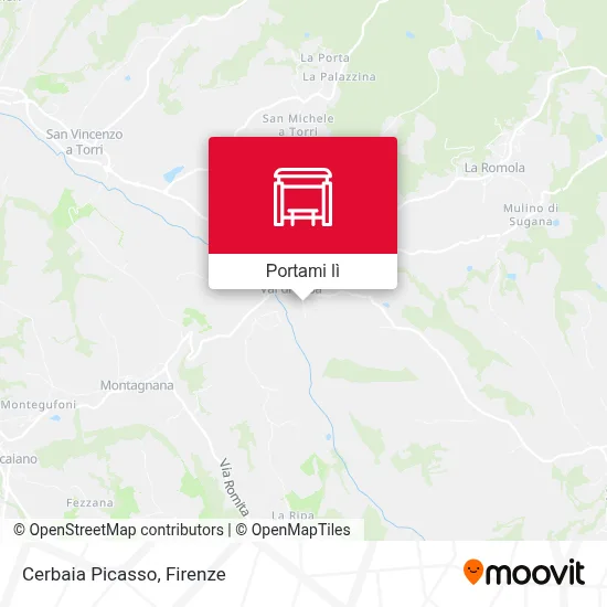 Mappa Cerbaia Picasso