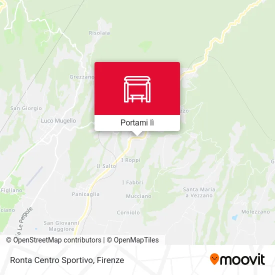Mappa Ronta Centro Sportivo