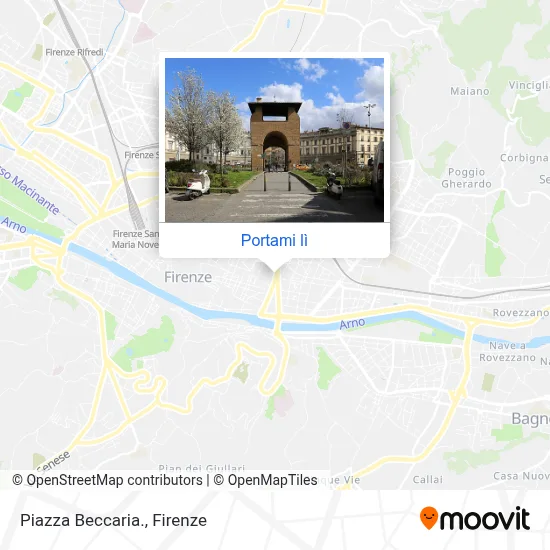 Mappa Piazza Beccaria.