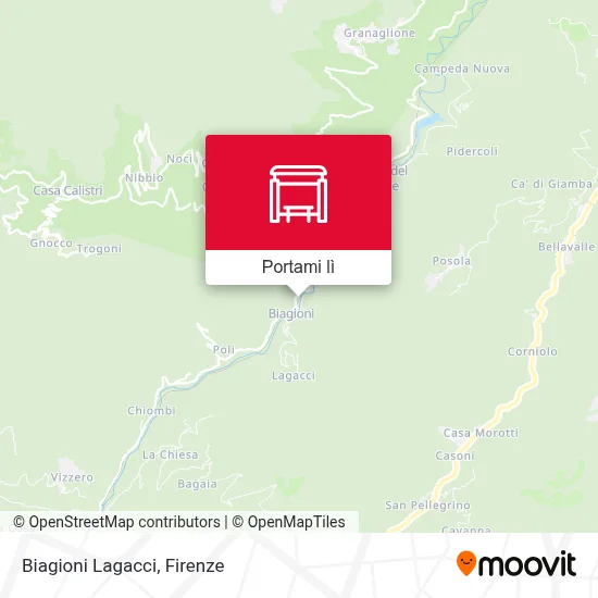 Mappa Biagioni Lagacci