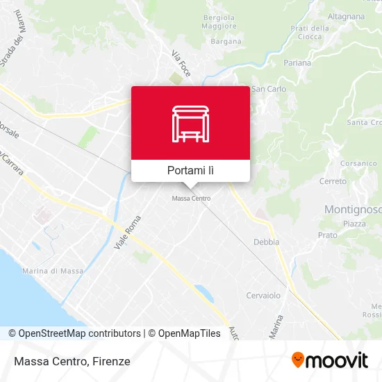 Mappa Massa Centro