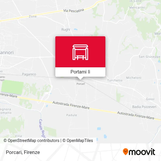 Mappa Porcari