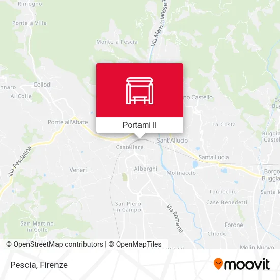 Mappa Pescia