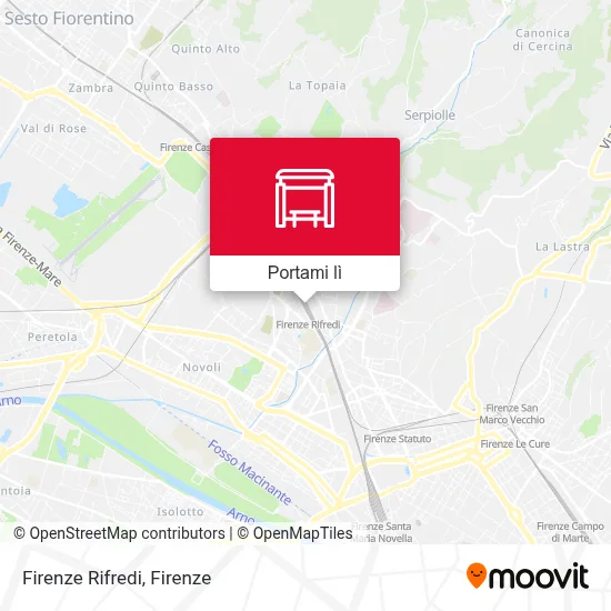 Mappa Firenze Rifredi