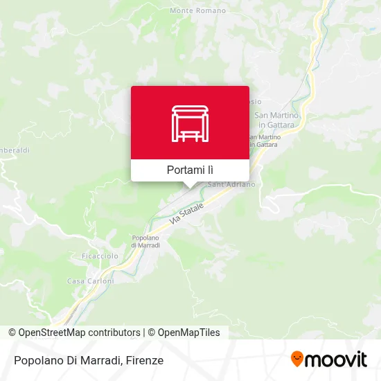 Mappa Popolano Di Marradi