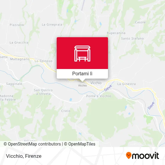 Mappa Vicchio