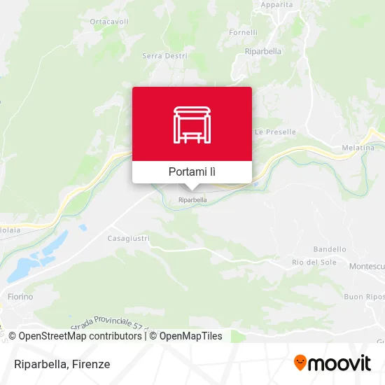 Mappa Riparbella