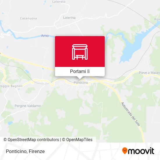 Mappa Ponticino