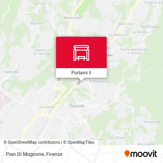Mappa Pian Di Mugnone
