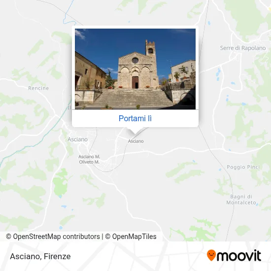 Mappa Asciano