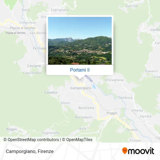 Mappa Camporgiano