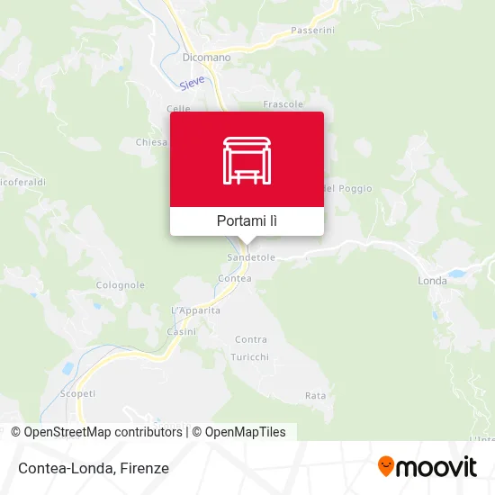 Mappa Contea-Londa