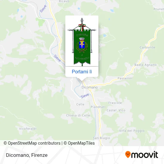 Mappa Dicomano