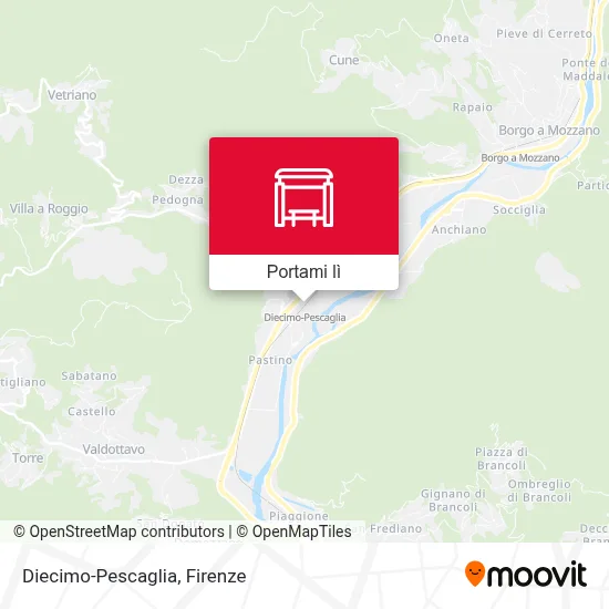 Mappa Diecimo-Pescaglia