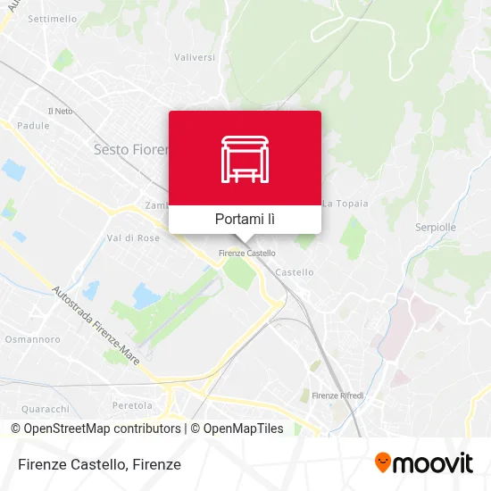 Mappa Firenze Castello