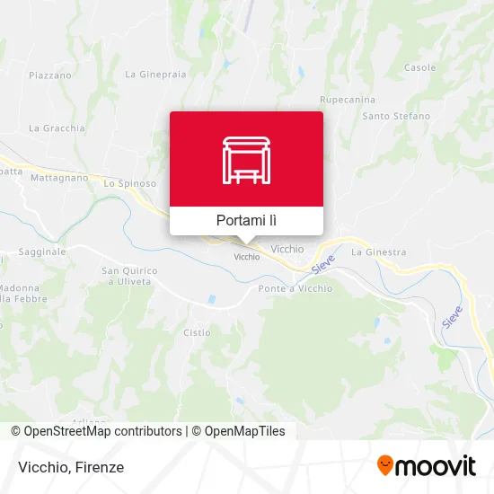 Mappa Vicchio