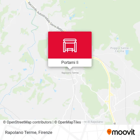 Mappa Rapolano Terme