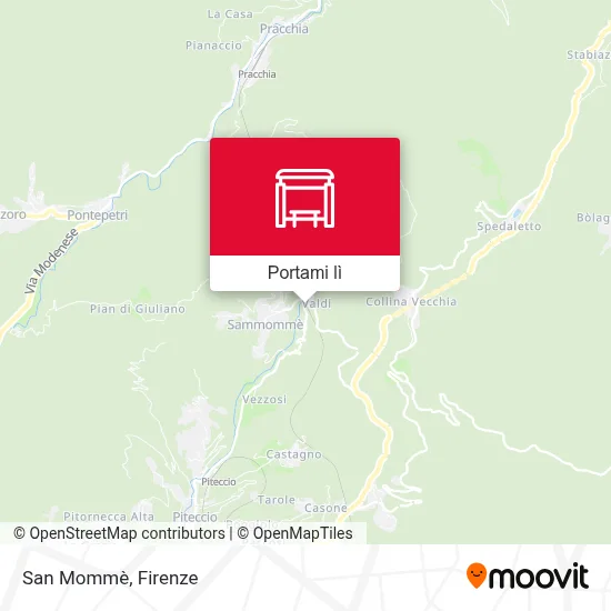 Mappa San Mommè