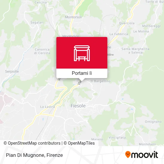 Mappa Pian Di Mugnone
