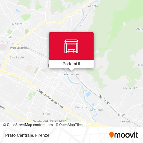 Mappa Prato Centrale