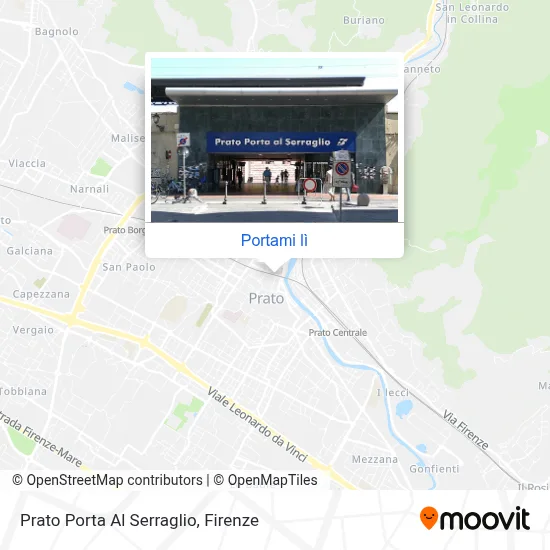 Mappa Prato Porta Al Serraglio