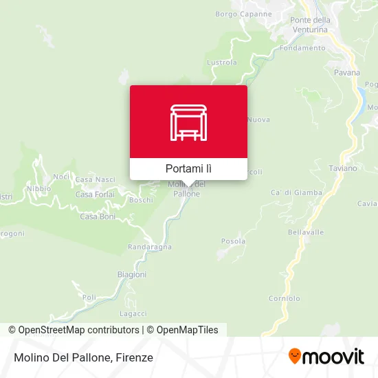 Mappa Molino Del Pallone