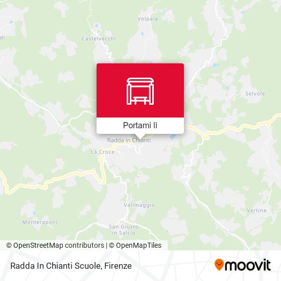 Mappa Radda In Chianti Scuole
